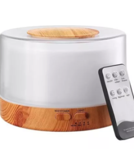 Umidificador Difusor De Aromas De Ar Led Com Controle Remoto 500ml